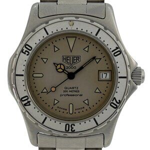 Heuer (Pre-Tag) 34mm Midsize Professional 2000 Series Swiss Watch